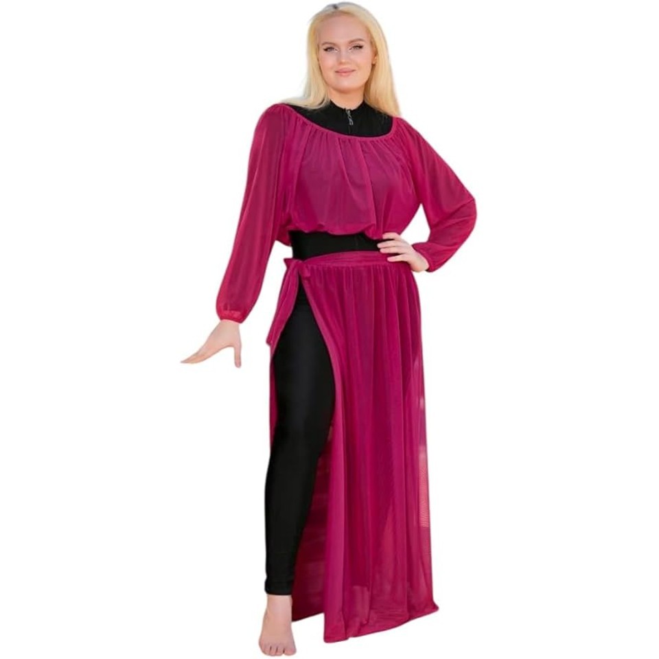 Cash Swimsuit For All Sizes - Burgundy