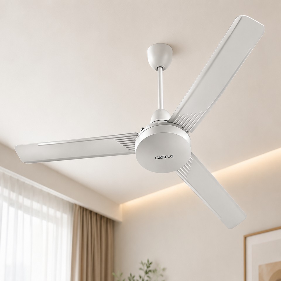 Castle Ceiling Fan White – FAC 1056 GW