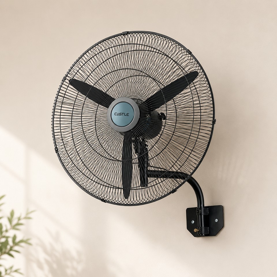 مروحة حائط كاسيل 26 بوصة أسود – FAW5026N