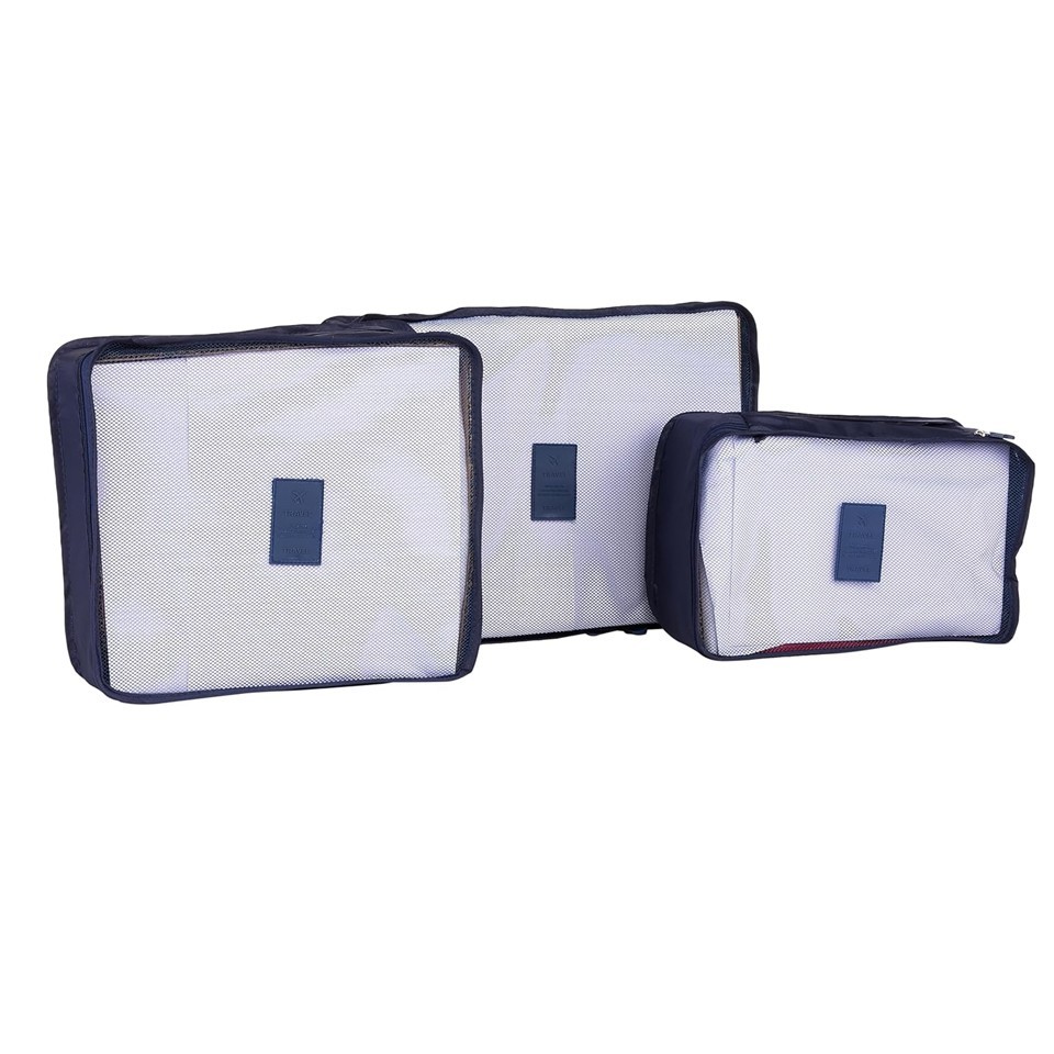 Travel Organizer Bags Set 6 Pieces – Navy