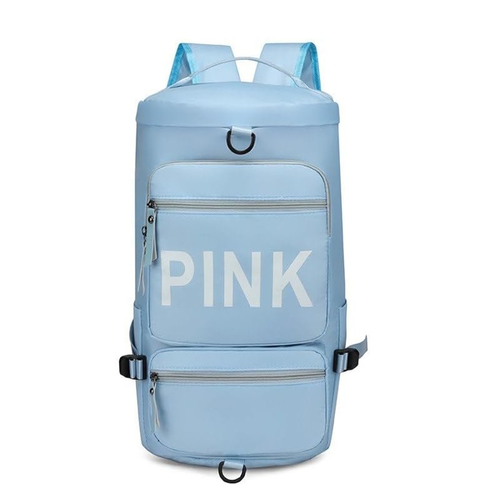 Multi-Purpose Water-Resistant Backpack – Light Blue