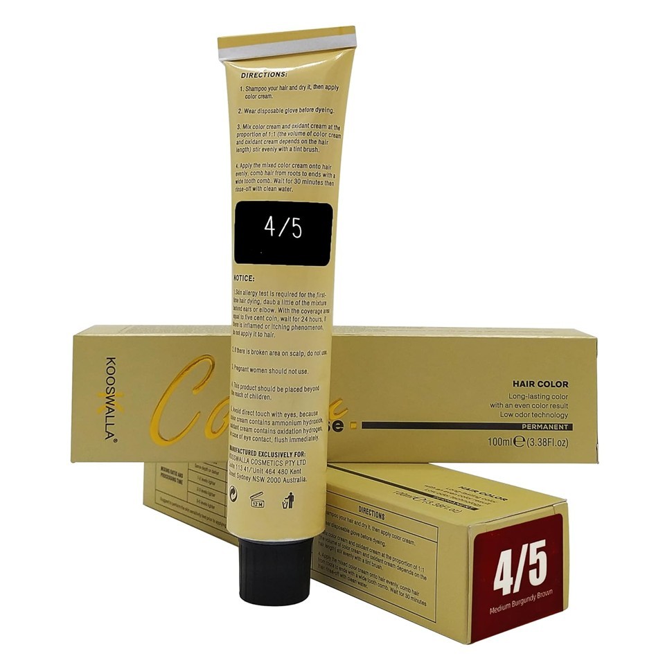 Kooswalla Hair Color Shade 4/5 – 100ml