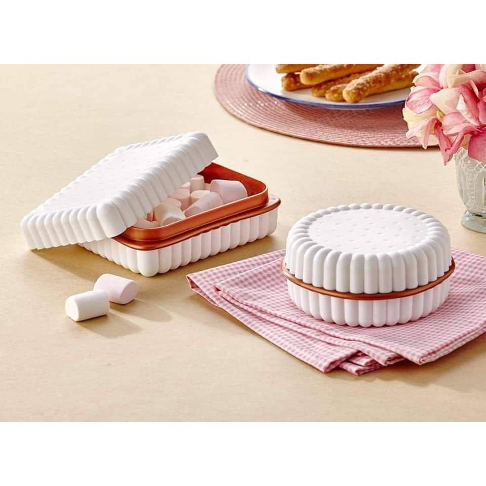Cookie Storage Container Set 2 Pieces – Multicolor