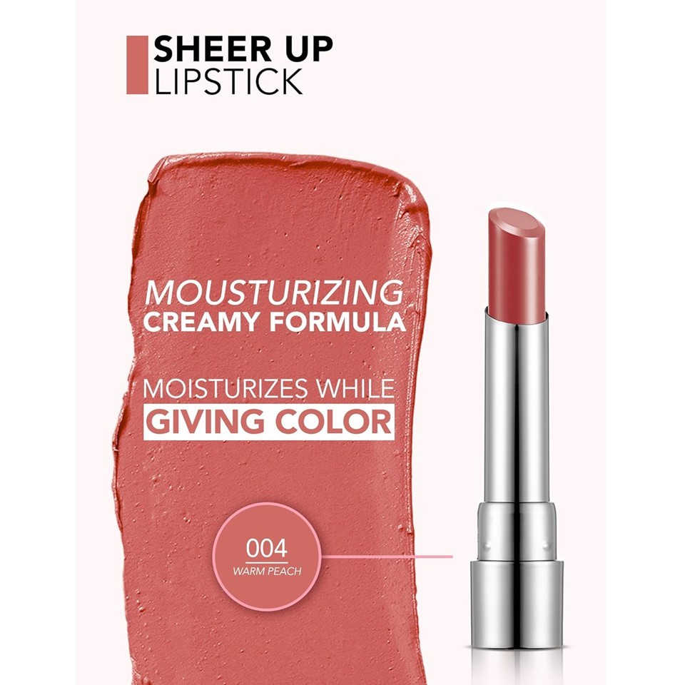 Flormar Lipstick – Shade 04 Warm Peach