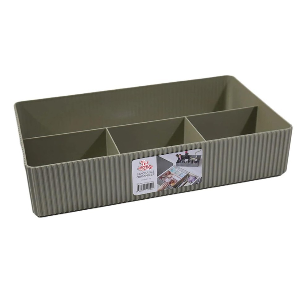 Drawer Organizer with Compartments – Multi Color