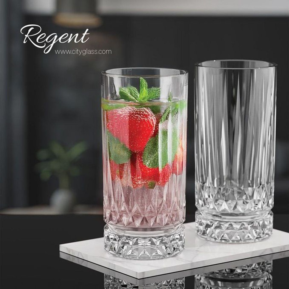 Regent City Glass Tumbler Set – 6 Pieces