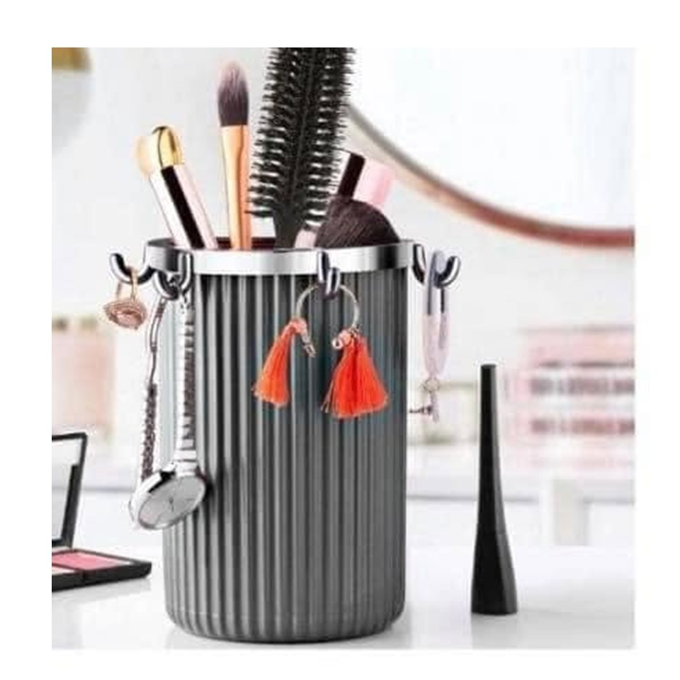 Makeup Brush Organizer with Hooks – Multi Color