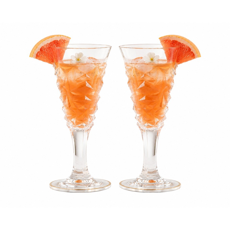 City Glass La Rose Glass Set – 6 Pieces
