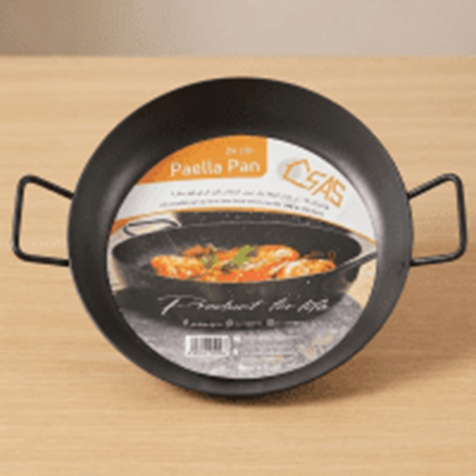 Granite Paella Pan 24cm – Black