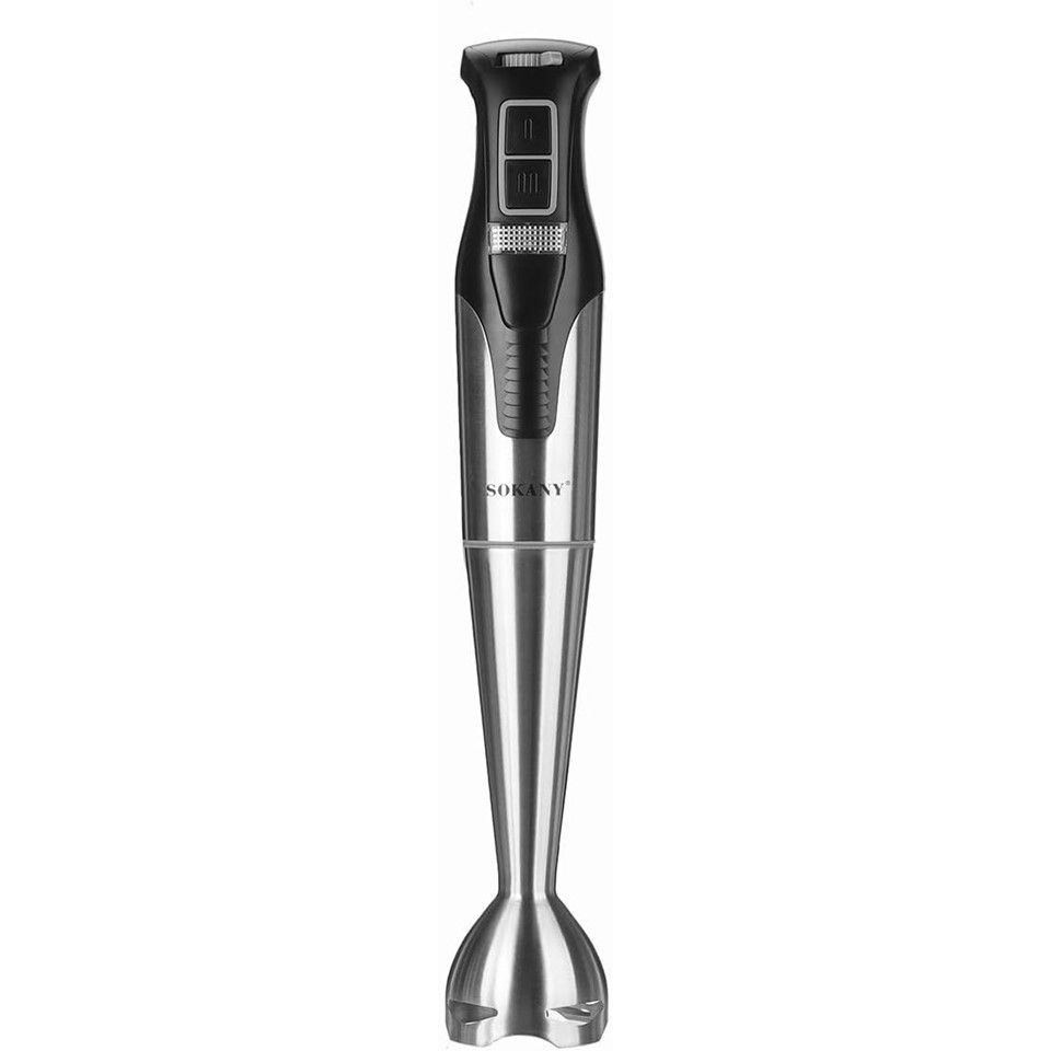 Sokany Hand Blender, 1200 Watt, Black And Silver -SK-758