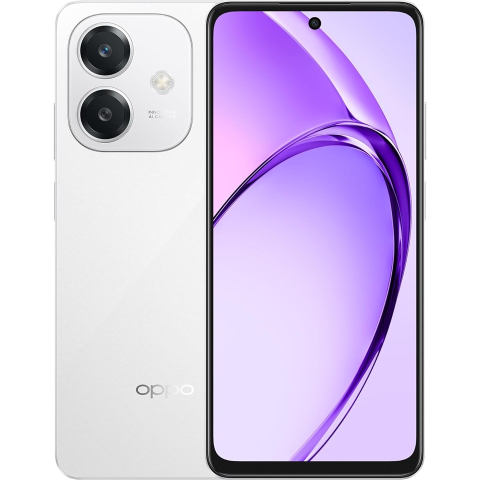 OPPO A3 Dual SIM, 128GB, 6GB RAM, 4G LTE - Starlight White
