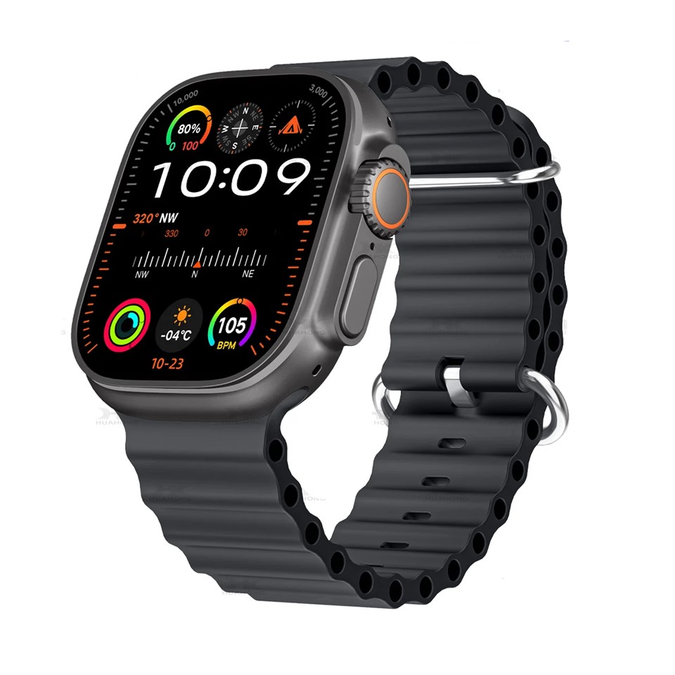 Smart Watch HK 10 Ultra 3 Amoled Screen - Black