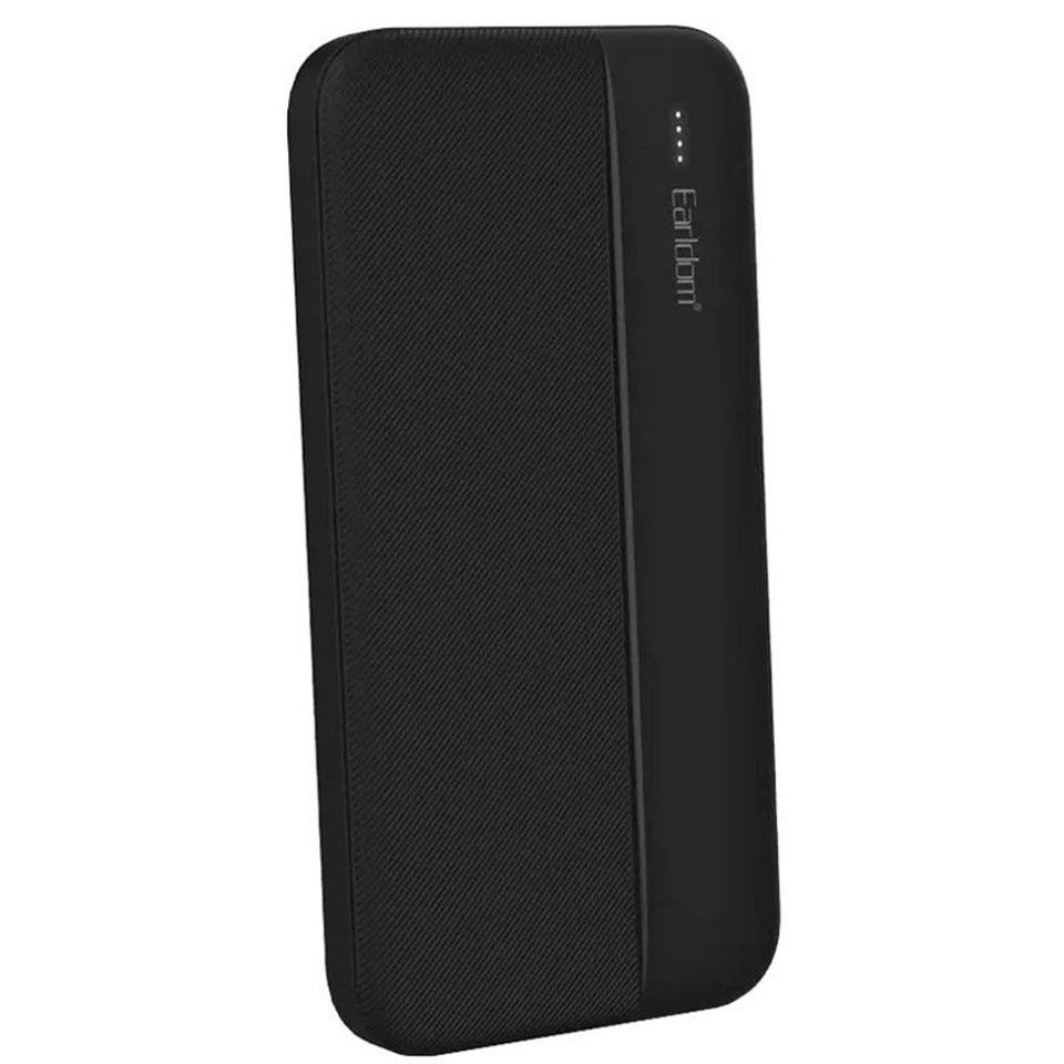 Earldom 10000mAh Power Bank 22.5W LED - Black