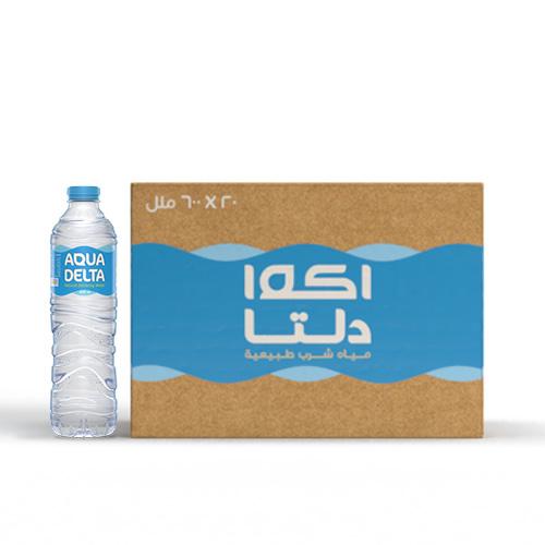 Aqua Delta water, 600 ml - Set of 20