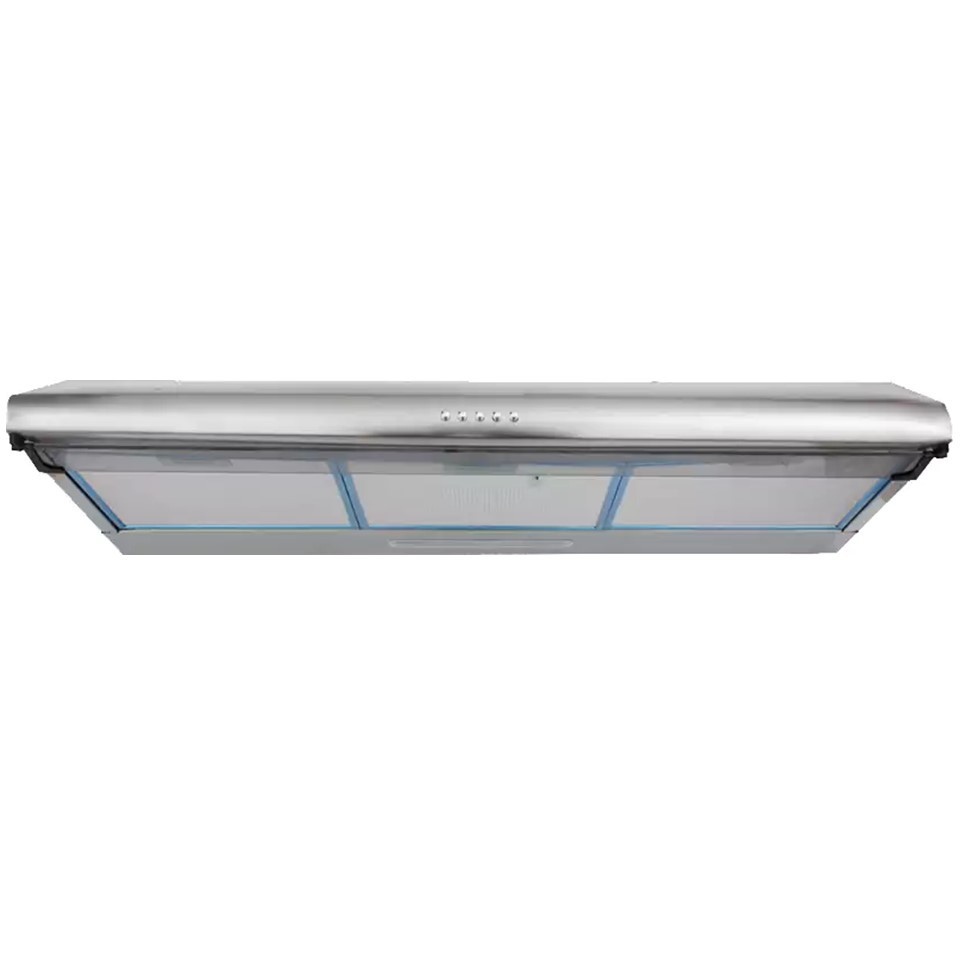 CK-960- شفاط بوتاجاز بلاك اند وايت 90 سم, فضي