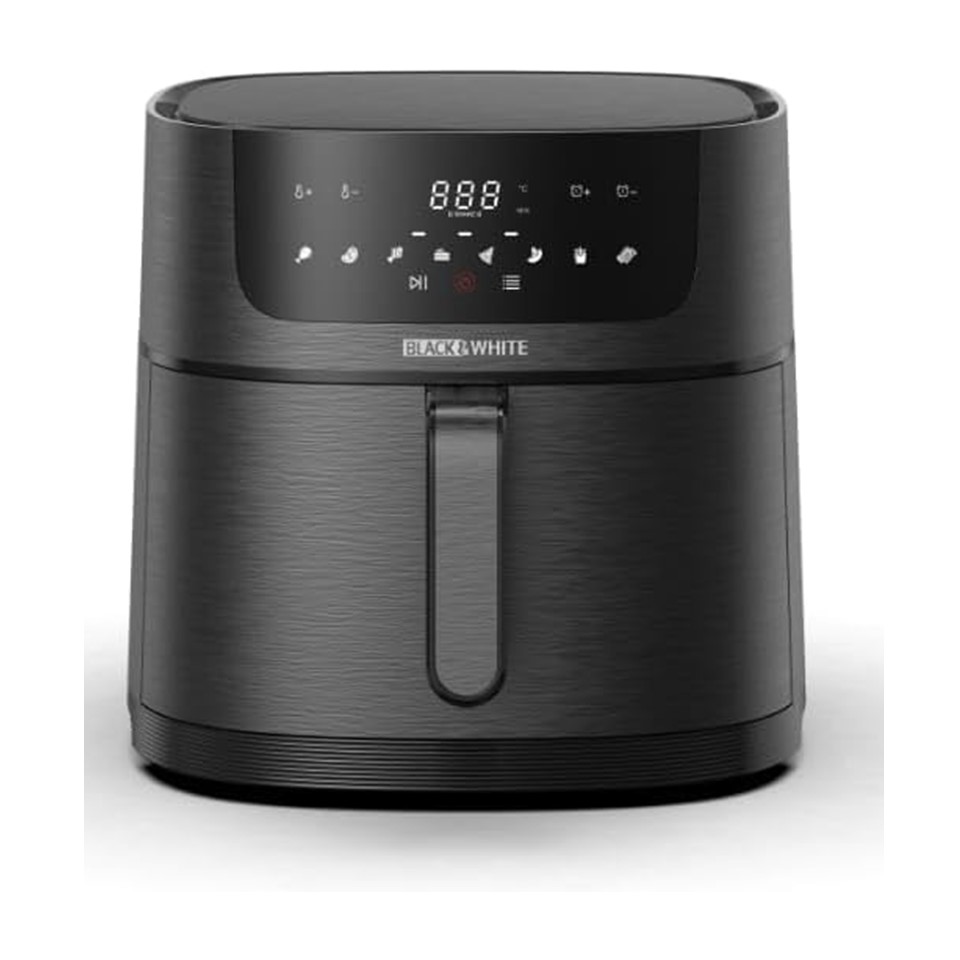 Black And White Air Fryer 1800 Watt, 8.5 Liter, Black - Af-085 Sd