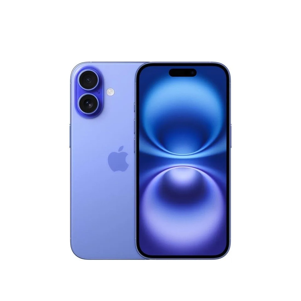 Apple iPhone 16 Single SIM , 128GB , 8GB RAM , 5G - Ultramarine