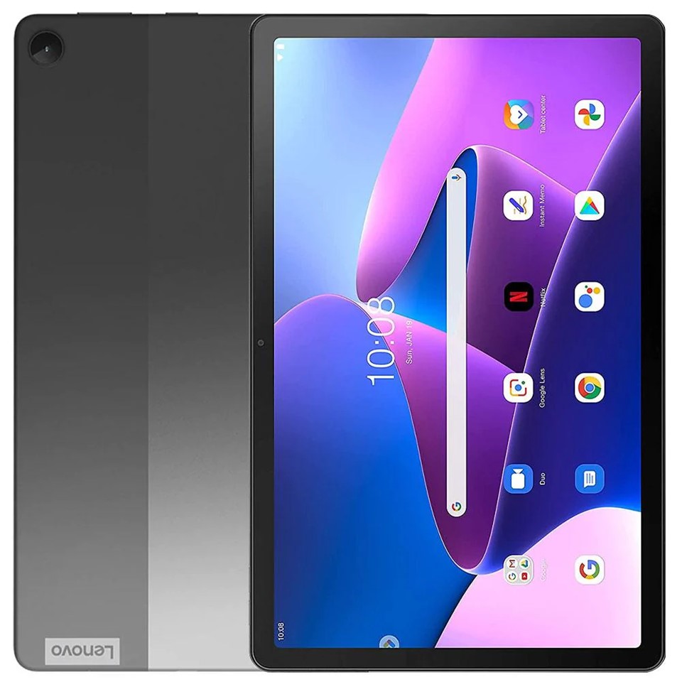 تابلت لينوفو Tab M10 الجيل الثالث 64 جيجا ، 4 جيجا رام ، 10.1 بوصة ، يدعم تقنية 4G LTE - رمادي