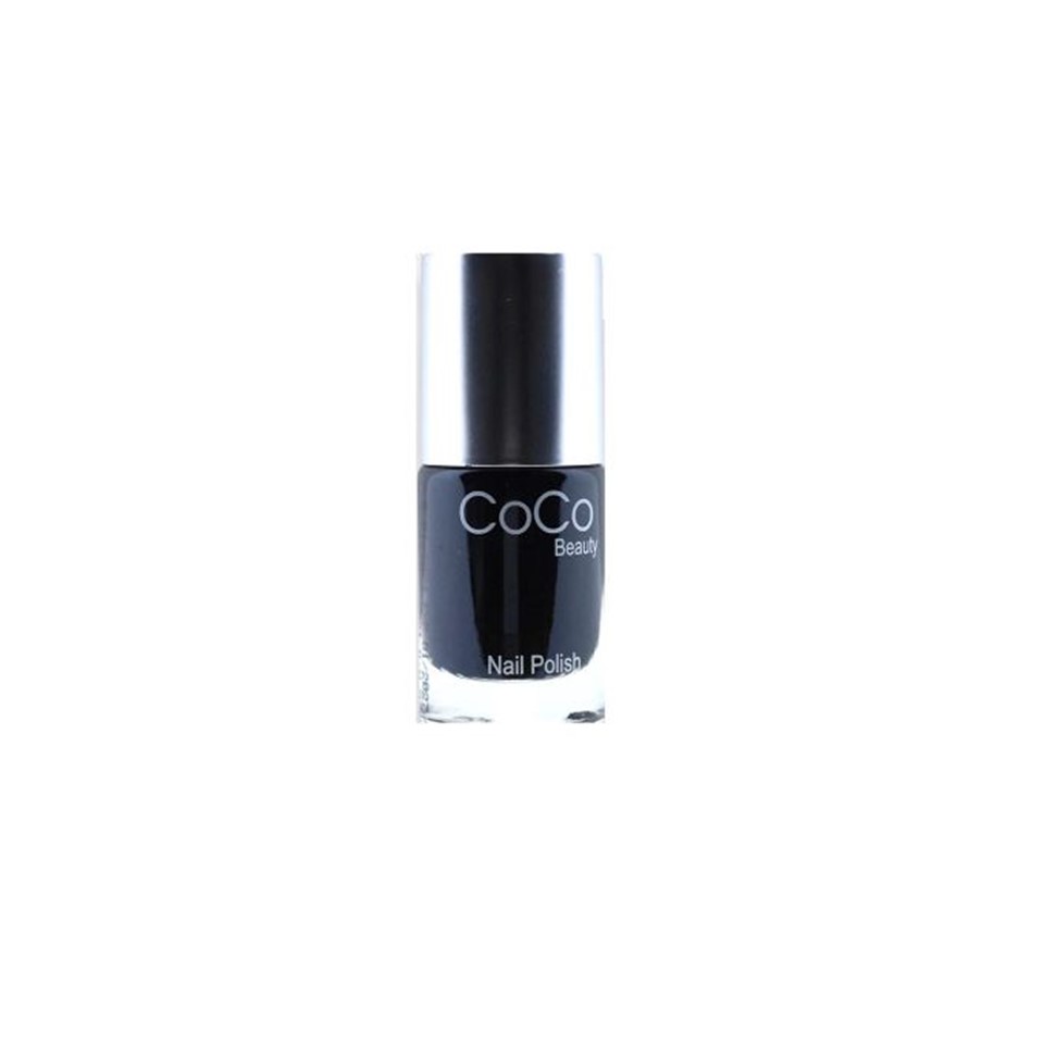 Coco Beauty Nail Polish - 101 Black - 12ml