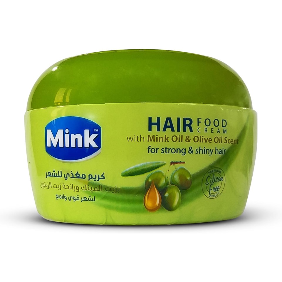 Mink Nourishing Hair Cream with Mink Oil and Olive Oil - 250ml