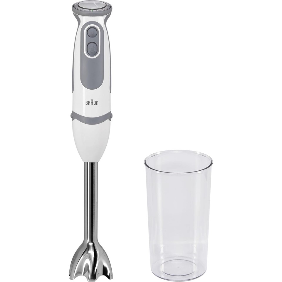 Braun Multi Quick 5 Vario Hand Blender, 1000 Watt, White- MQ 5200