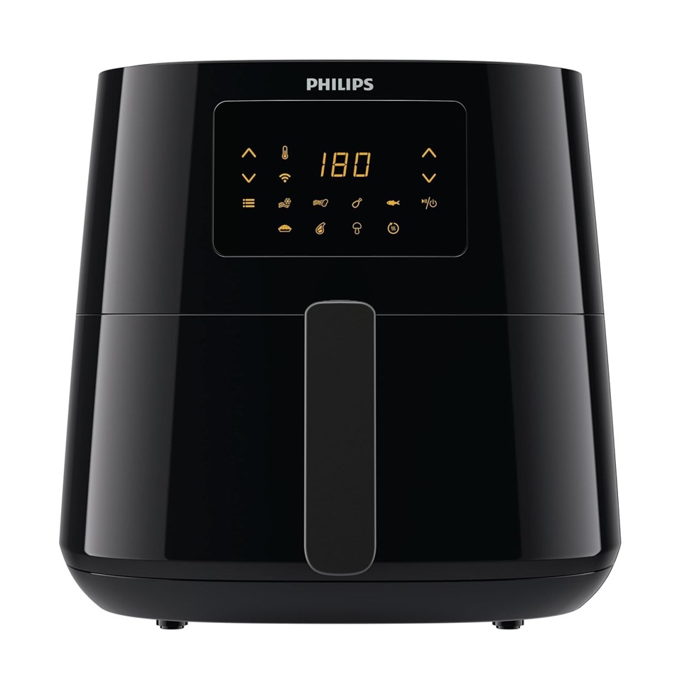 Philips Air fryer XL 2000 Watt, LED Touch Screen Display, 6.2 Liter Black - ‎HD9280/91