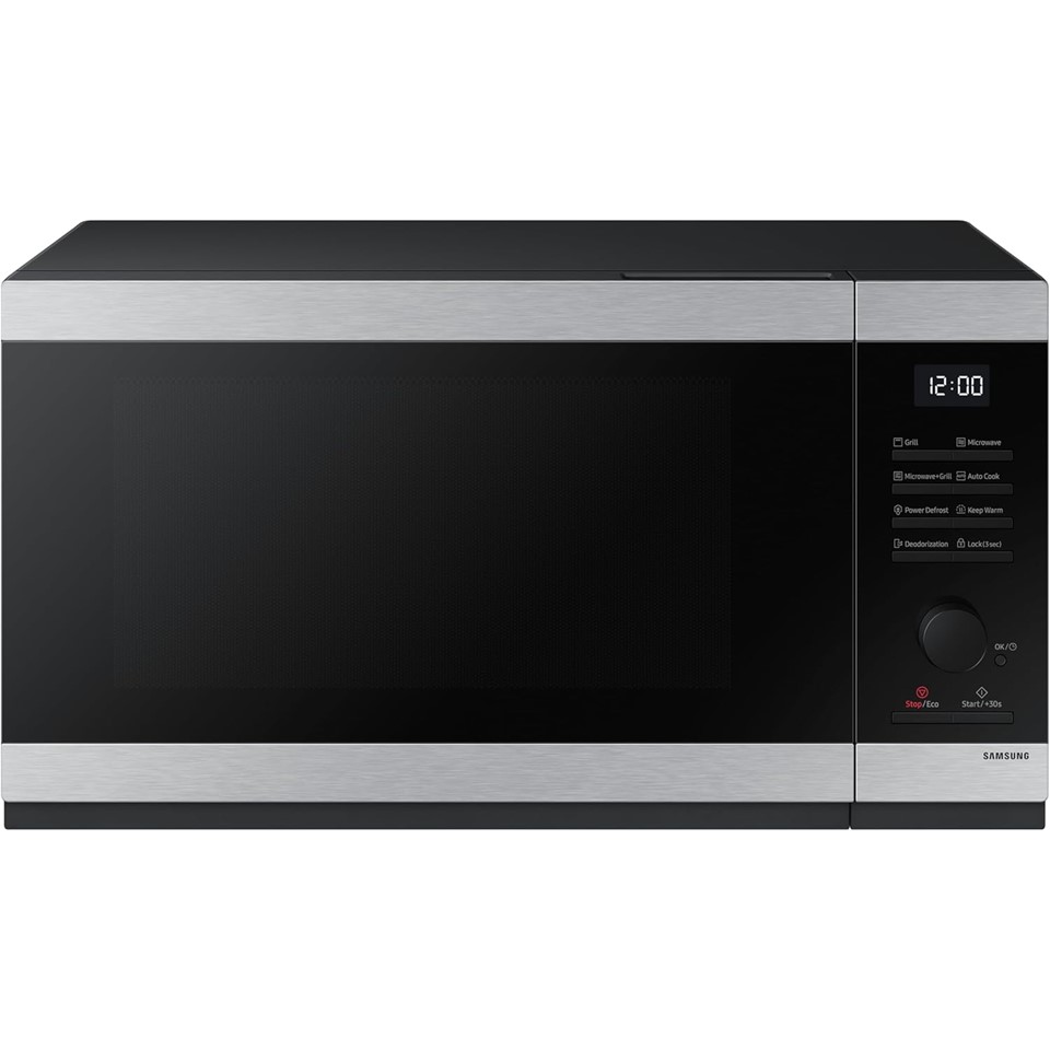 Samsung Microwave Oven With Grill 40 Litre, 1000 Watt, Silver Black- ‎MG40DG5524ATGY