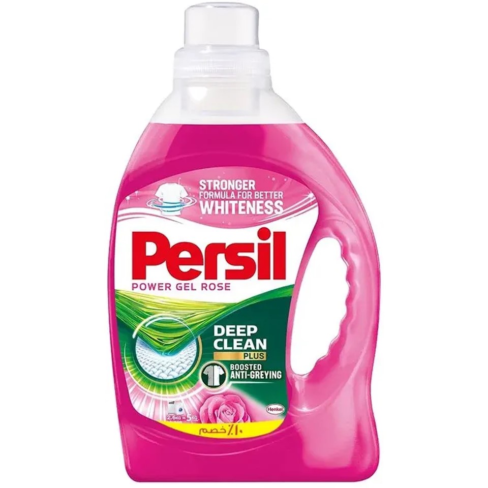 Persil Power Gel for clothes white and colored , rose scent, 2.6 liters