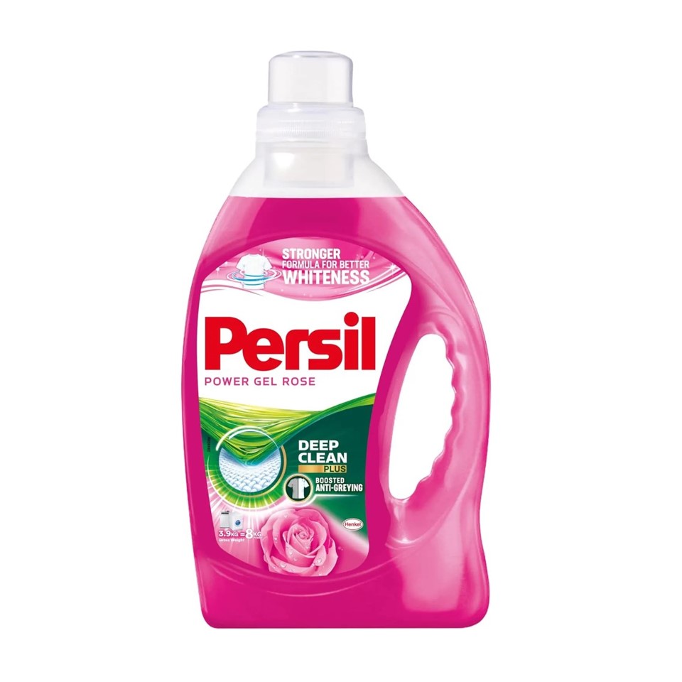 Persil Power Gel for clothes white and colored , rose scent, 3.25 liters