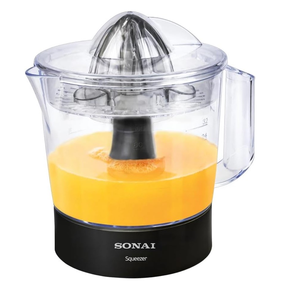 Sonai Citrus Juicer 1 Liter, 30 Watt, Black - MAR-755