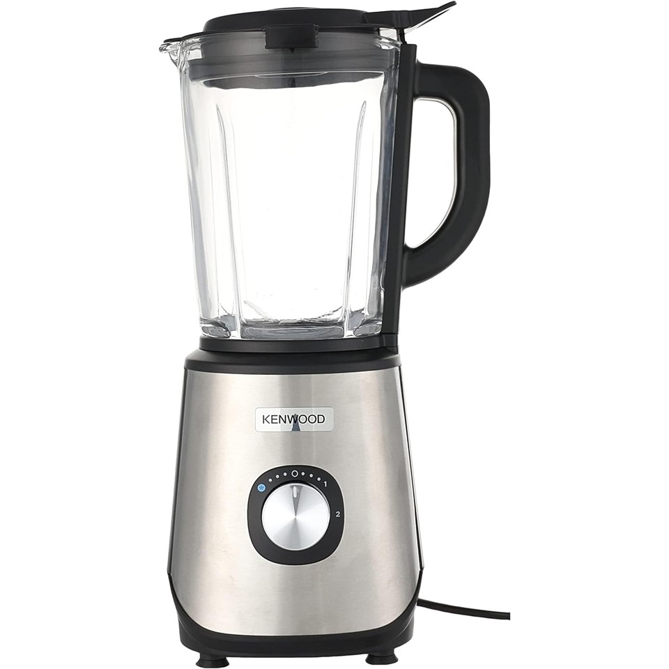 Kenwood Blender With Jar And 1 Mill 1000 Watt, Black And Metal - BLM45.240SS