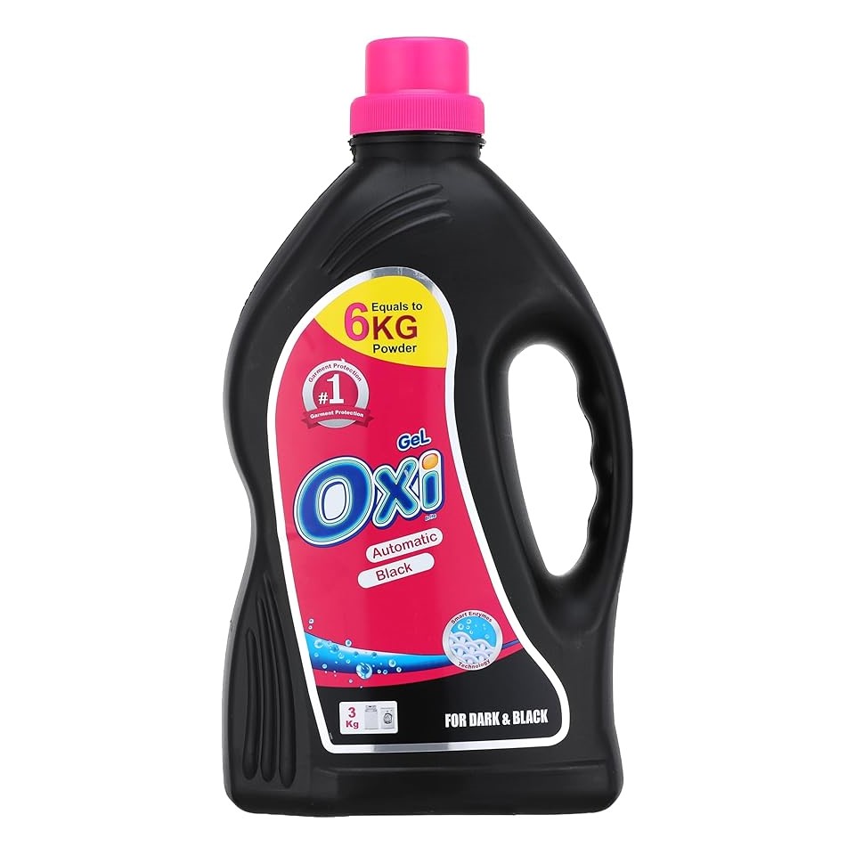 Oxi Gel Laundry Detergent Black - 3 kg