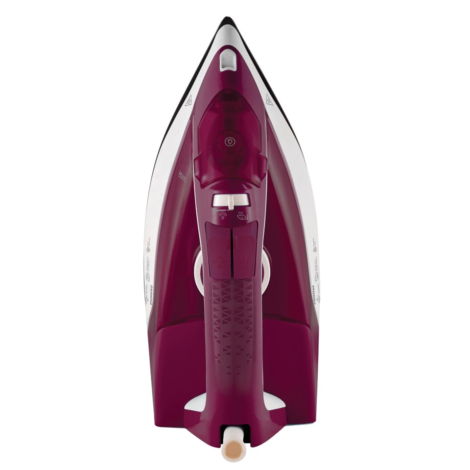 Beko Steam Iron 2600 Watt, 240 ml Red - SIM 3126 R