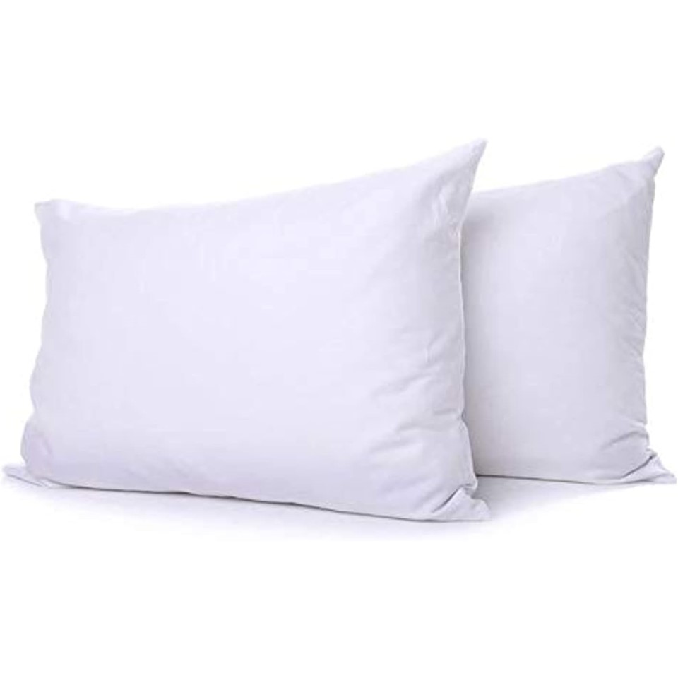 Soft Fiber Pillow 2 Pieces - 40 x 60 cm - White