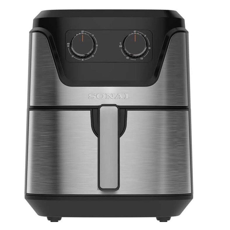 Sonai Cook Master Pro Air Fryer 7 Liter, 2000 Watt, Silver - MAR-710