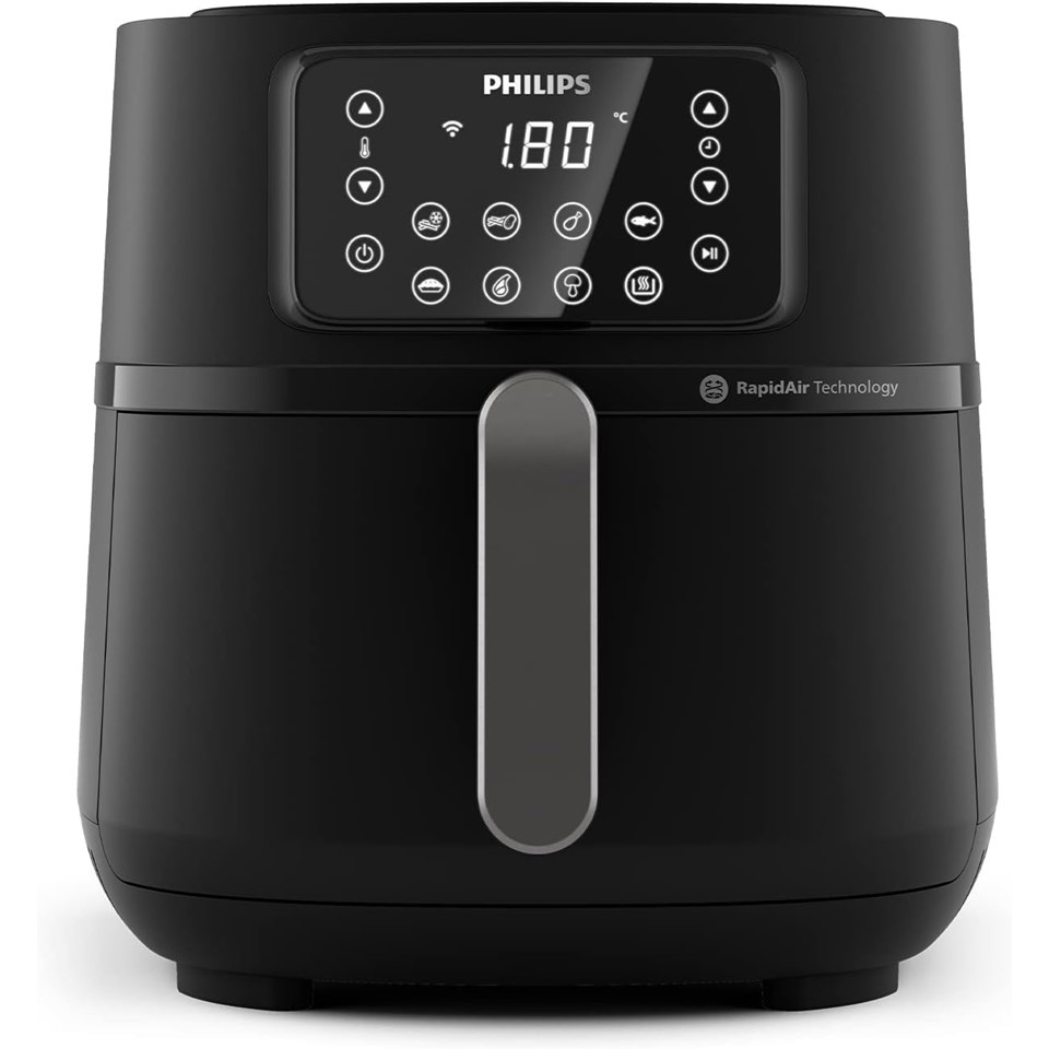 Philips Air Fryer Digital 7.2 Liter, 5000 Series XXL 2000 Watt, Black - HD9285/91