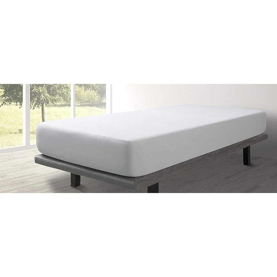 Home Station Double Waterproof Mattress Cover 120x200 cm - White