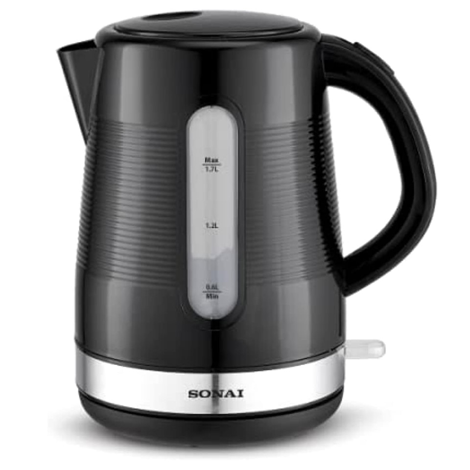 Sonai Electric Kettle 1.7 Liter, Black - SH-3888