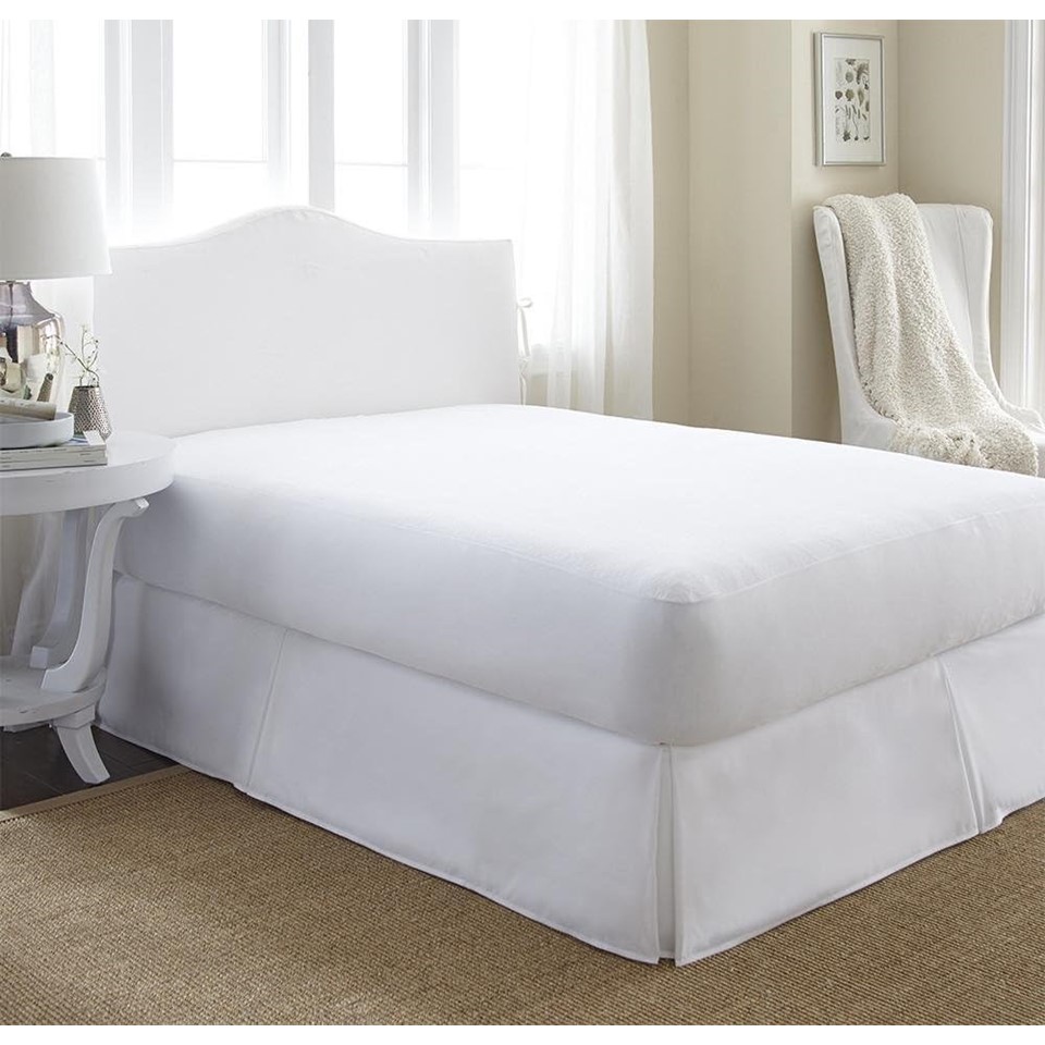 Waterproof Mattress Cover Double Size 120x200 cm - White