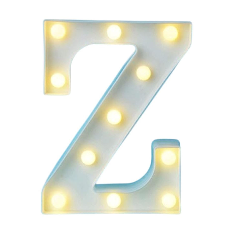 LED Letter Z Light – Stylish Decor