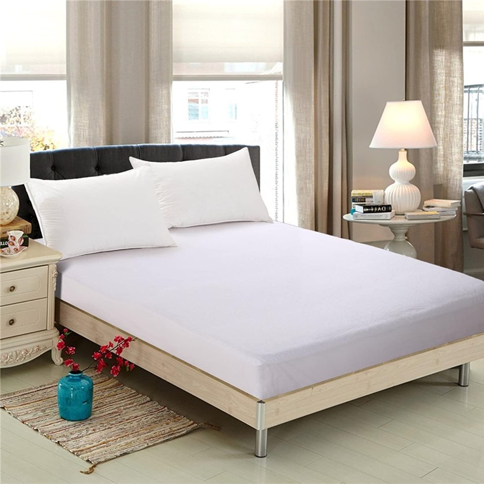 IBed Home Waterproof Mattress Cover 120 x 200 cm - White