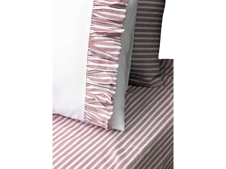 Kashmir Striped Bed Sheet Set - 3 Pieces