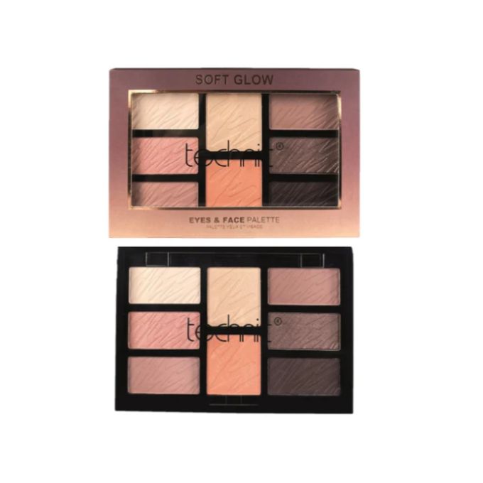 Technic Soft Glow Eyes And Face Palette - 8 Color