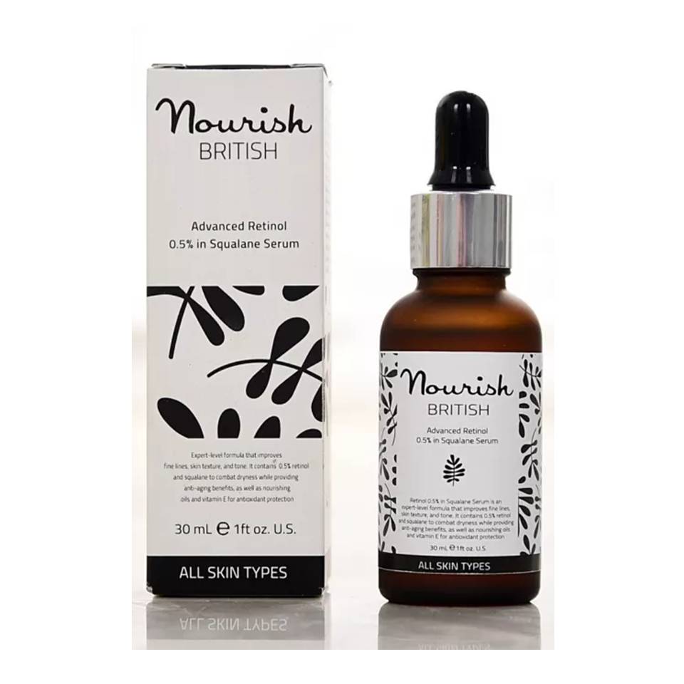 Nourish British Advanced Serum Retinol 0.5% in Squalane 30 ml