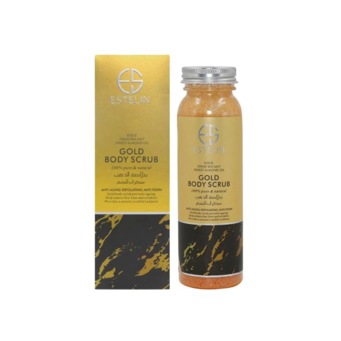 Estelin 100% Pure And Natural Gold Body Scrub - 200 g