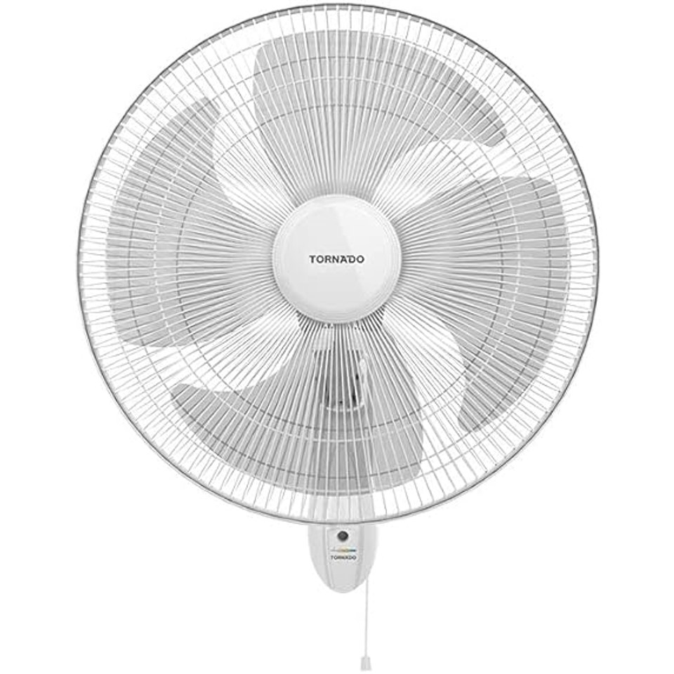 TORNADO Wall Fan 16 Inch 4 Blades White TWF-16W
