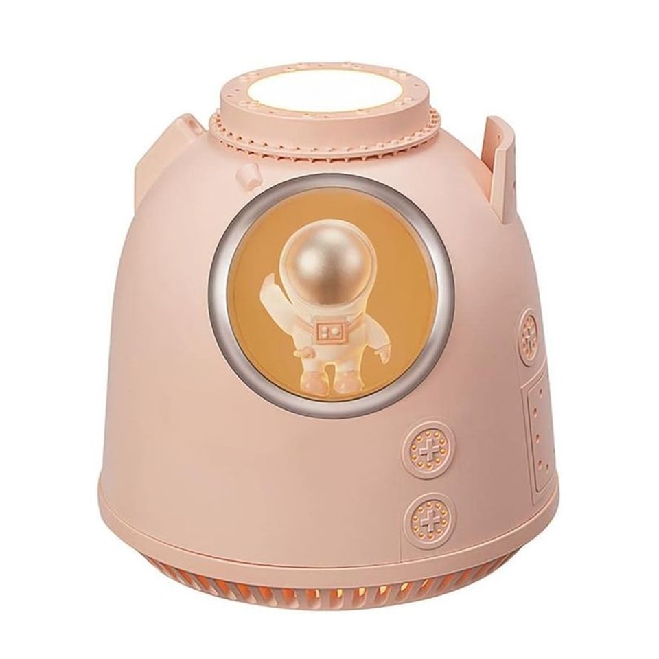Ultrasonic Humidifier Space Capsule With Night Light For Decoration