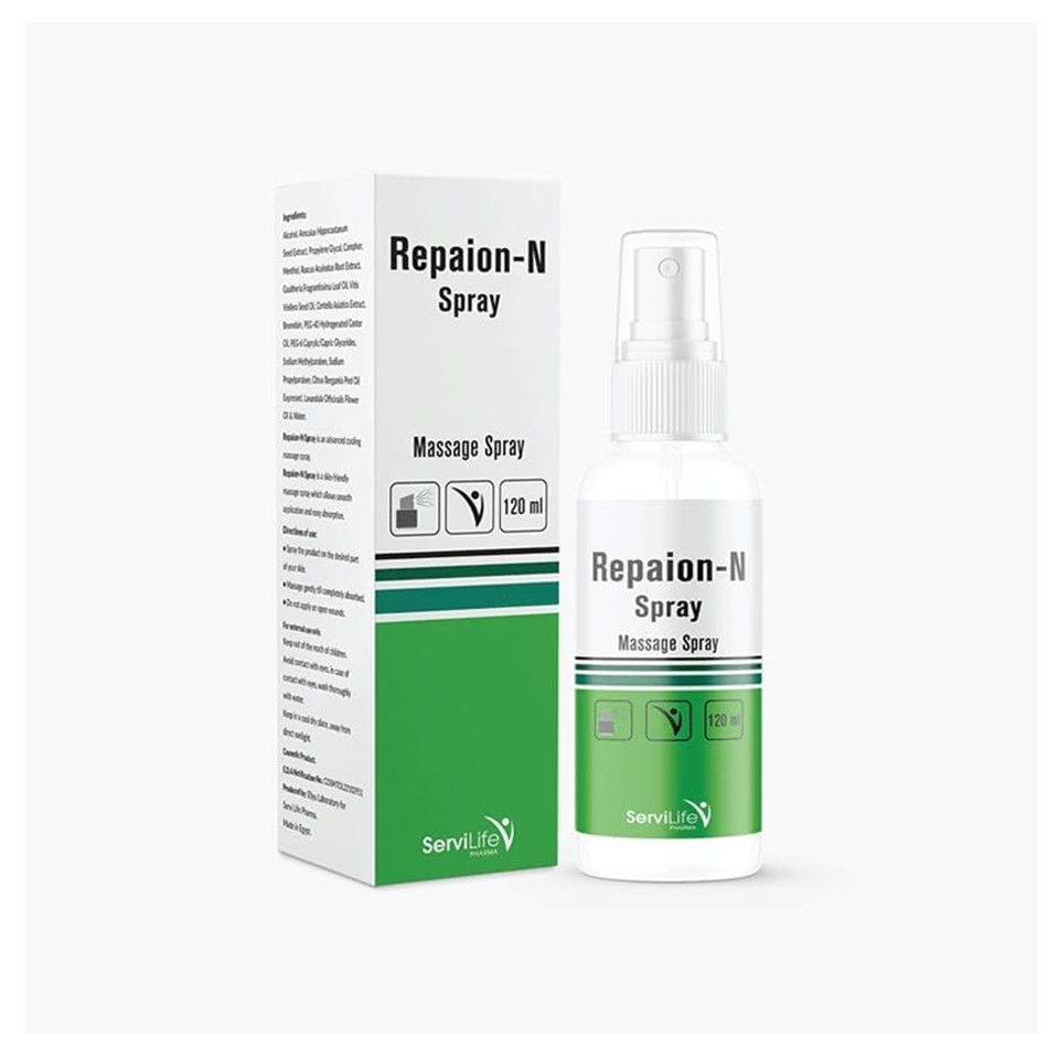 Servi Life Repaion-N Massage Spray - 120gm