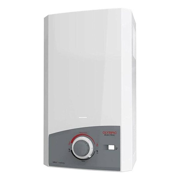 Olympic Electric 10 Liter Gas Water Heater Vicki White Digital