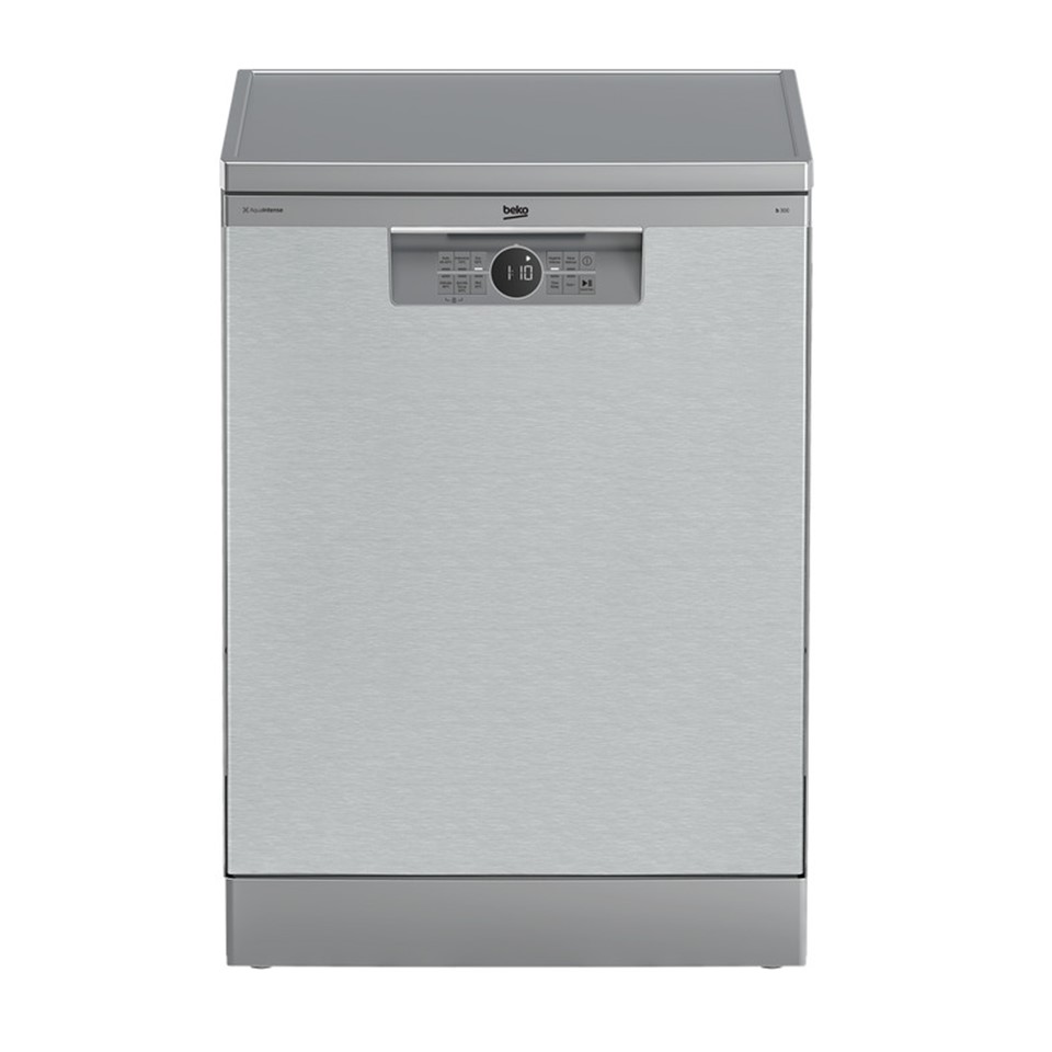 Beko Dishwasher Inverter 15 Place Setting, Silver - BDFN26520XQ